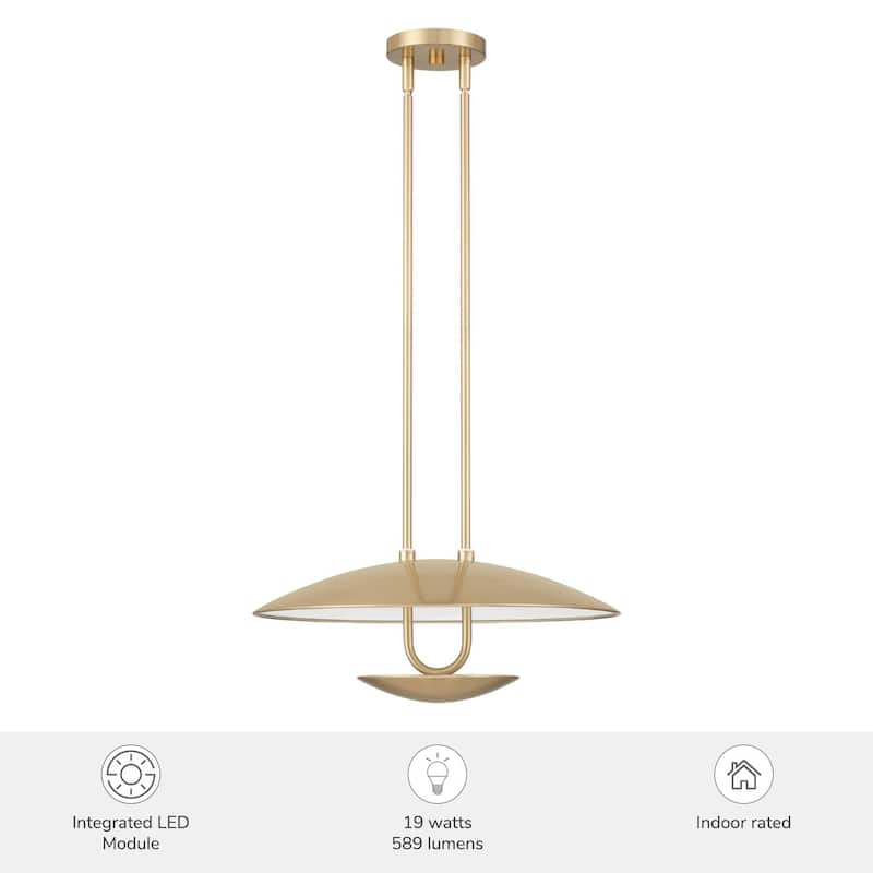 Hunter Sunset Ridge Large Pendant - Entry, Dining Room, Kitchen - Modern, Contemporary, Transitional.