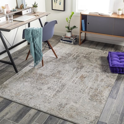 Livabliss Shabby Chic Carmel Abstract Area Rug
