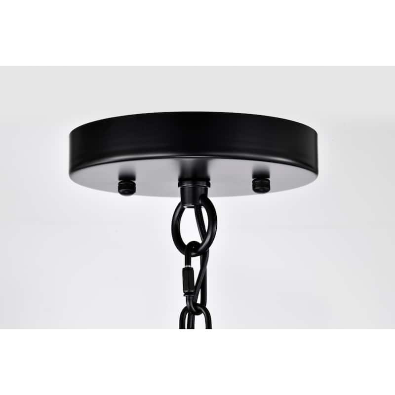 Camilla Candle Style Wagon Wheel 45 Inch Chandelier Matte Black Finish with 15 Light