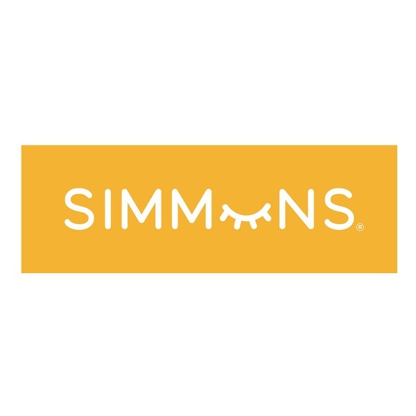 Simmons Luxury Knit Memory Foam Cluster Jumbo Pillows 2-Pack - Bed