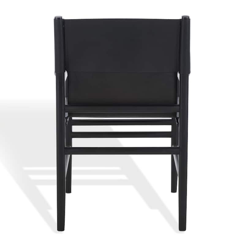 SAFAVIEH Couture Cassaphina Solid Wood Arm Chair, Fully Assembled - 22"W x 23"D x 34"H