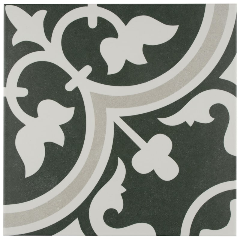 Merola Tile Arte Due 9-3/4" x 9-3/4" Porcelain Floor and Wall Tile