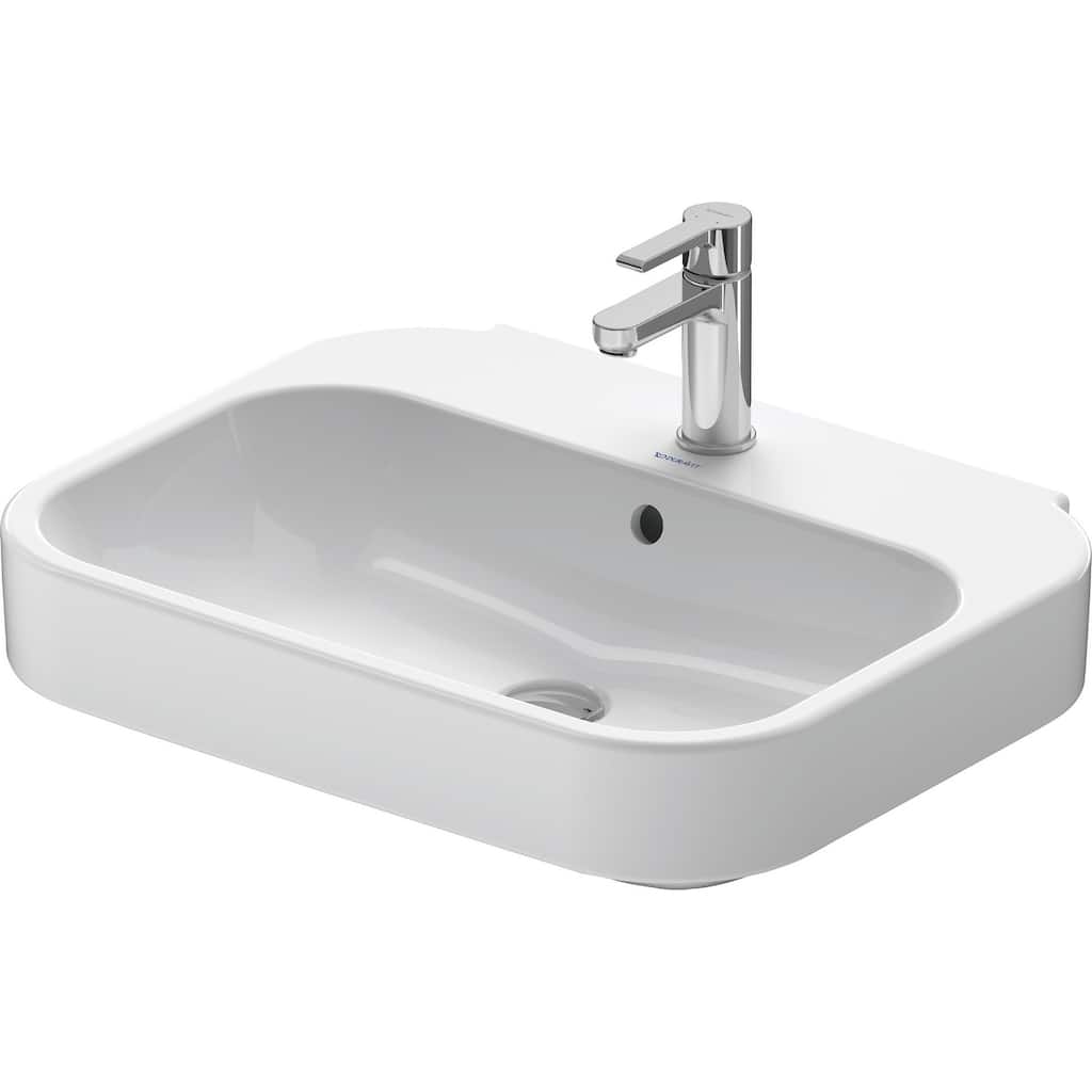 Duravit Happy D.2 23-5/8" Rectangular Ceramic Wall Mounted Bathroom