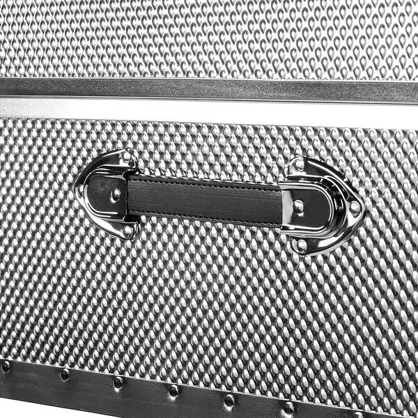 Underbed Steel Trunk with Wheels (Smooth or Embossed