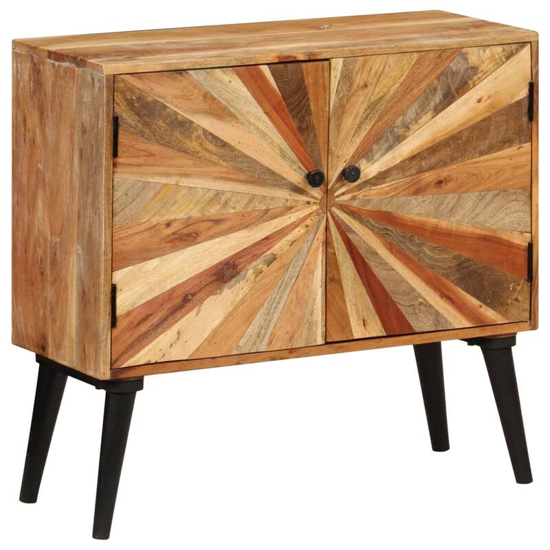 vidaXL Sideboard Solid Mango Wood 33.5"x11.8"x29.5"