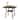 Cast Aluminum Outdoor Side Table Anti-Rust Outdoor Square End Table - Bronze
