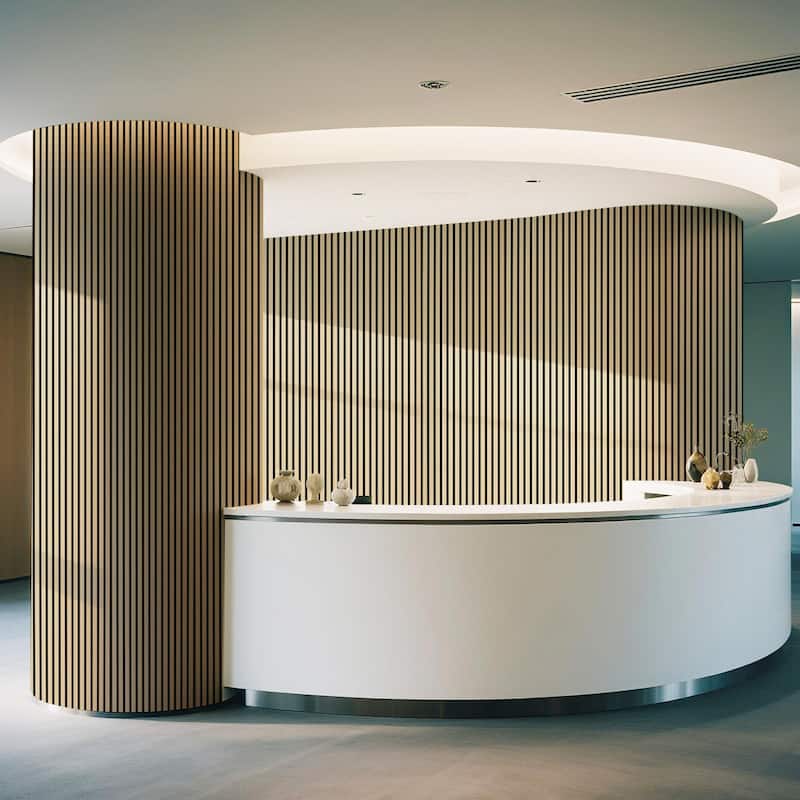 Art3d Flex Acoustic 3D Wall Panel 95.3"x23.8" Oak
