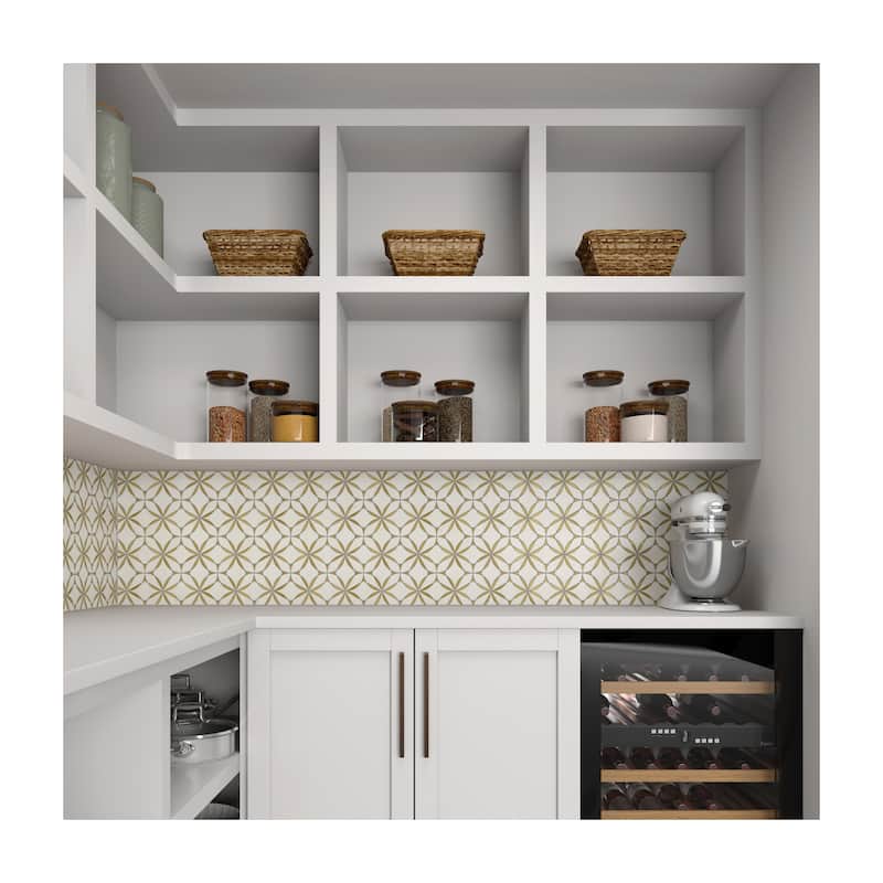 Daltile Lavaliere Natural Stone Blossom Mosaic (10 Pc per Carton) (5.40 Sqft per Carton)