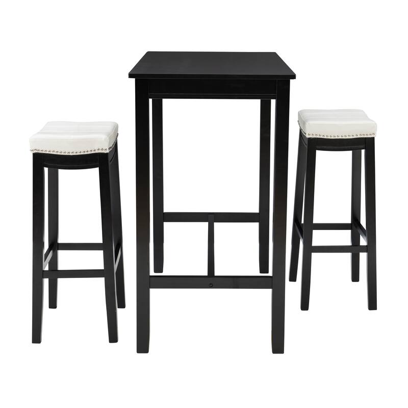 Linon Bridgeport 3-Piece Bar Dining Set