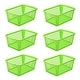preview thumbnail 22 of 37, YBM Home Large Plastic Storage Basket for Organizing