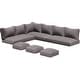 preview thumbnail 52 of 84, AECOJOY 7 Pieces Patio Furniture Set Outdoor Sectional Sofa Rattan Conversation Set Only Replacement Cushion (Dark Grey)
