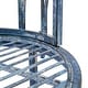 preview thumbnail 12 of 24, SAFAVIEH Outdoor Living Lara Victorian Scroll Iron Kissing Bench - 44" W x 24" L x 30.8" H