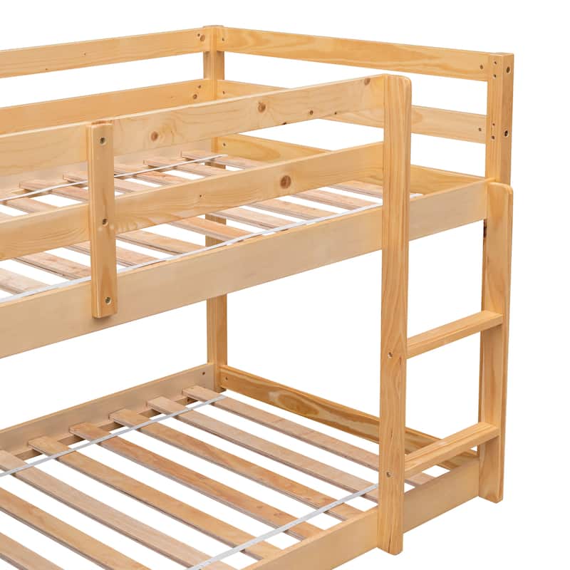 Twin over Twin Floor Bunk Bed
