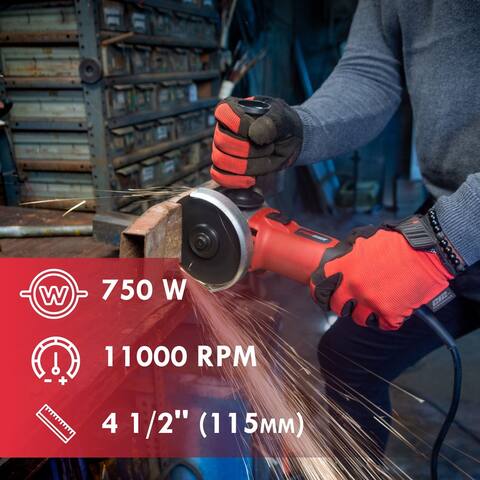 Power Angle Grinder 4-1/2 inch