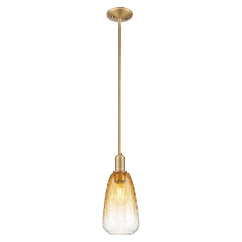 Innovations Lighting 716-1S-G480-6AM Brookhaven Almond 6" Wide Mini