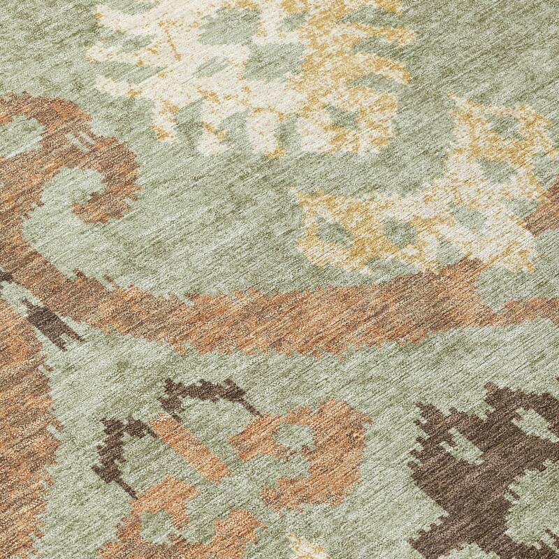 Machine Washable Indoor/ Outdoor Global Empire Chantille Rug