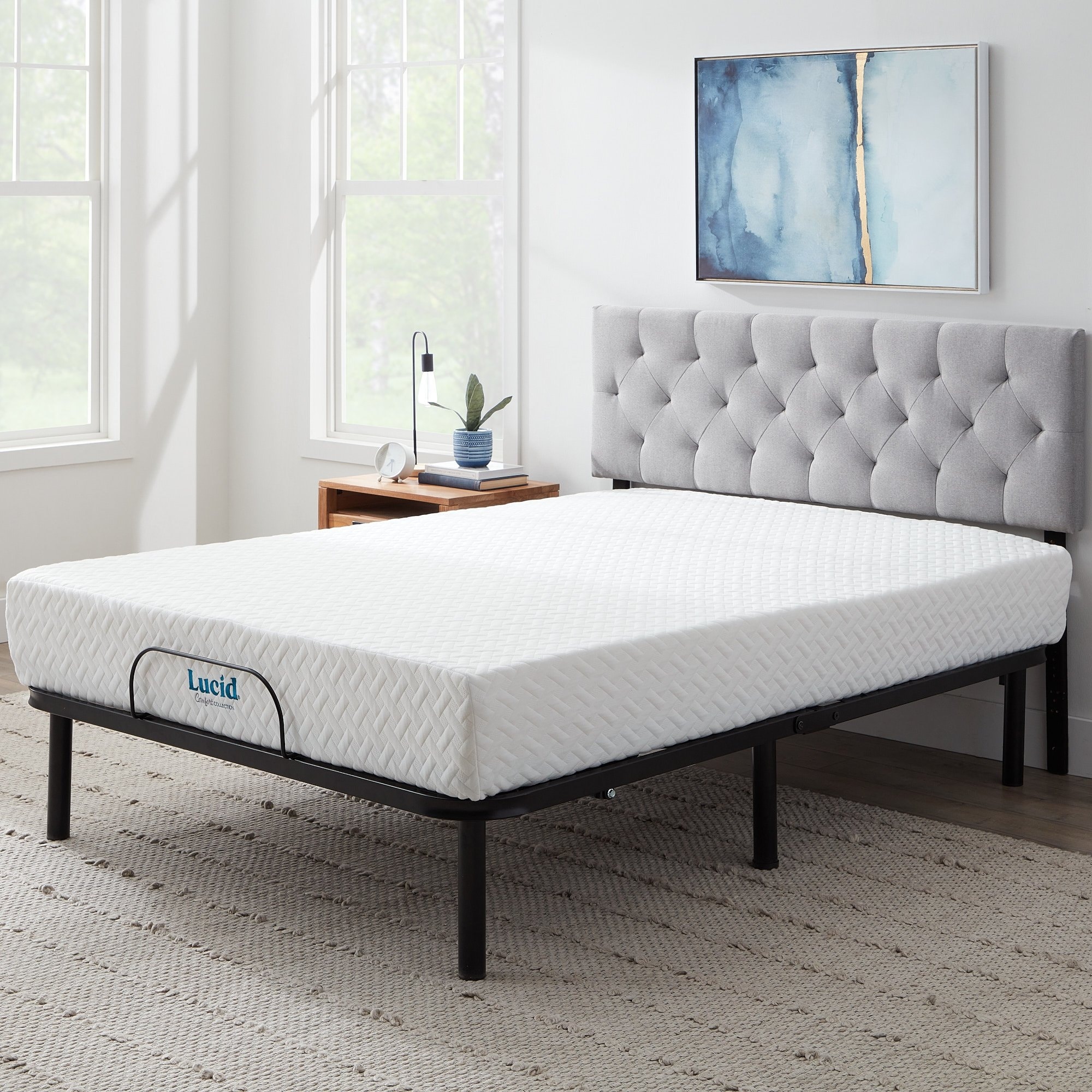 LUCID Comfort Collection Standard Adjustable Bed Base - Bed Bath & Beyond -  20846821
