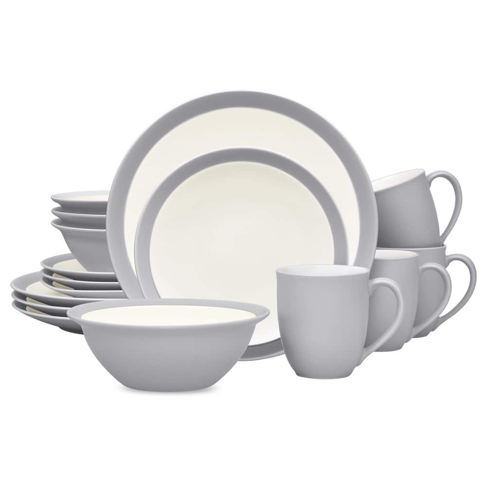 Noritake Colorwave 16-Piece Curve Dinnerware Set, Service For 4