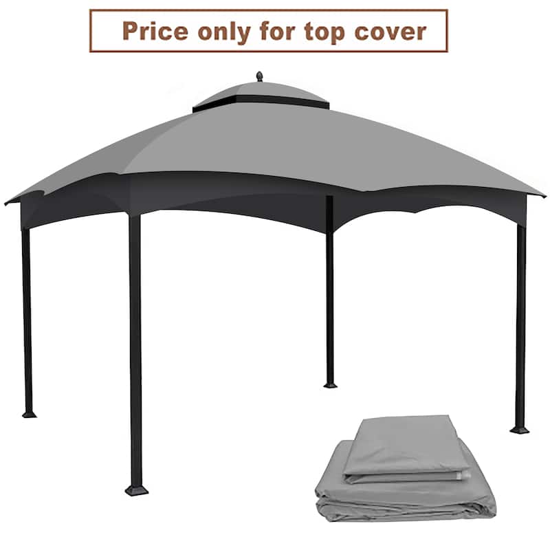 10x12 Replacement Gazebo Canopy with Air Vent, UV Protection, and Mosquito Netting
