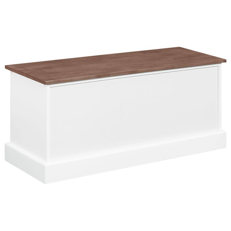 Alma Traditional 3-drawer Storage Bench White