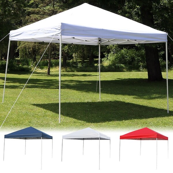 Shop Sunnydaze Quick Up Instant Canopy Event Tent Shelter ...