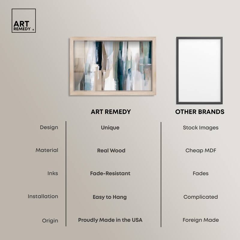 Color Columns Shadowbox by Art Remedy