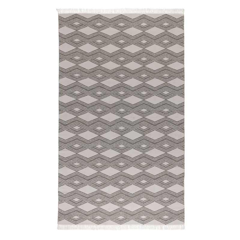 Saugatuck Indoor Outdoor Accent Rug by Kosas Home - 5x8 - Pebble Grey