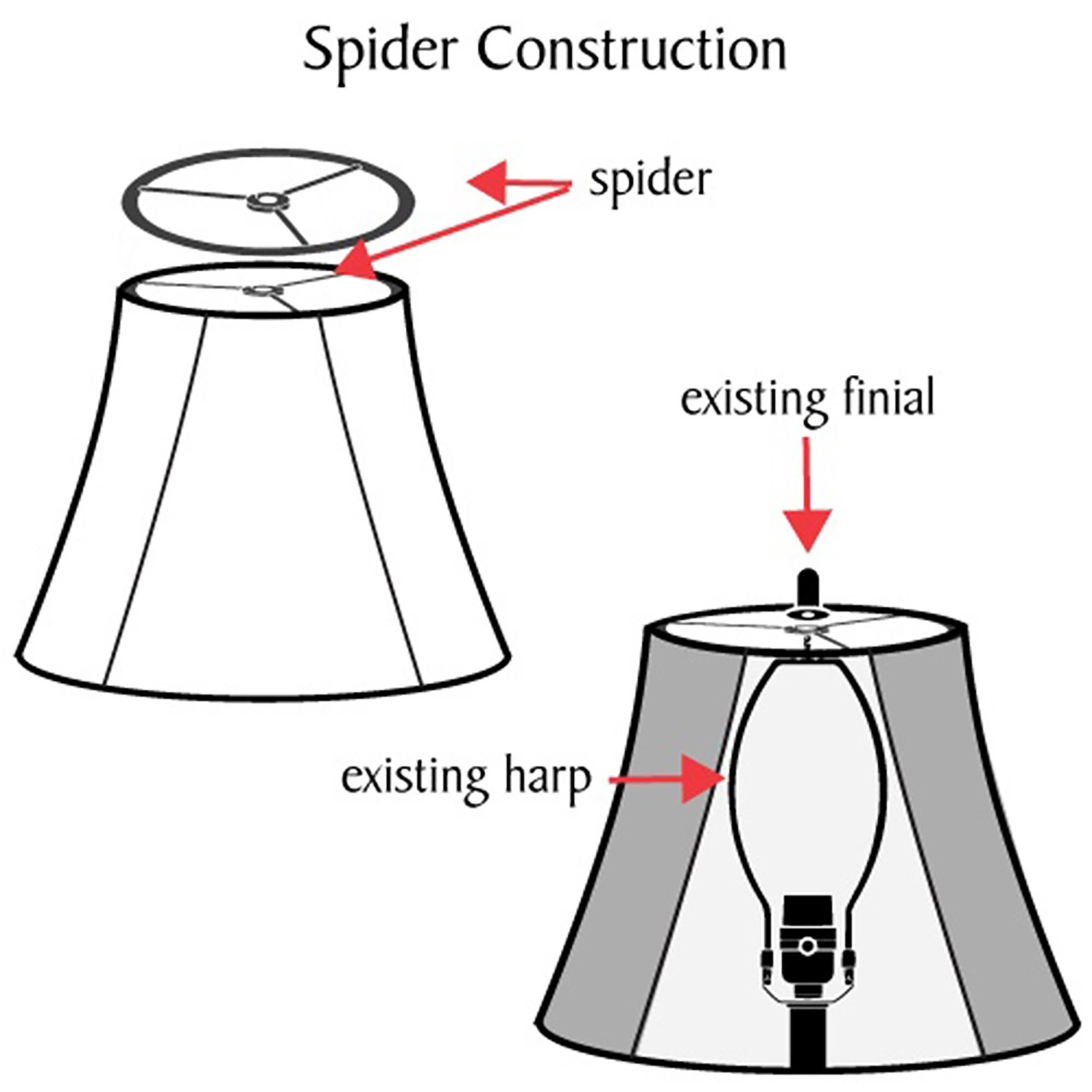 Cylinder Aspen Creative 31116 Hardback Drum Spider Lamp Shade Beige 8"x8"x11" 