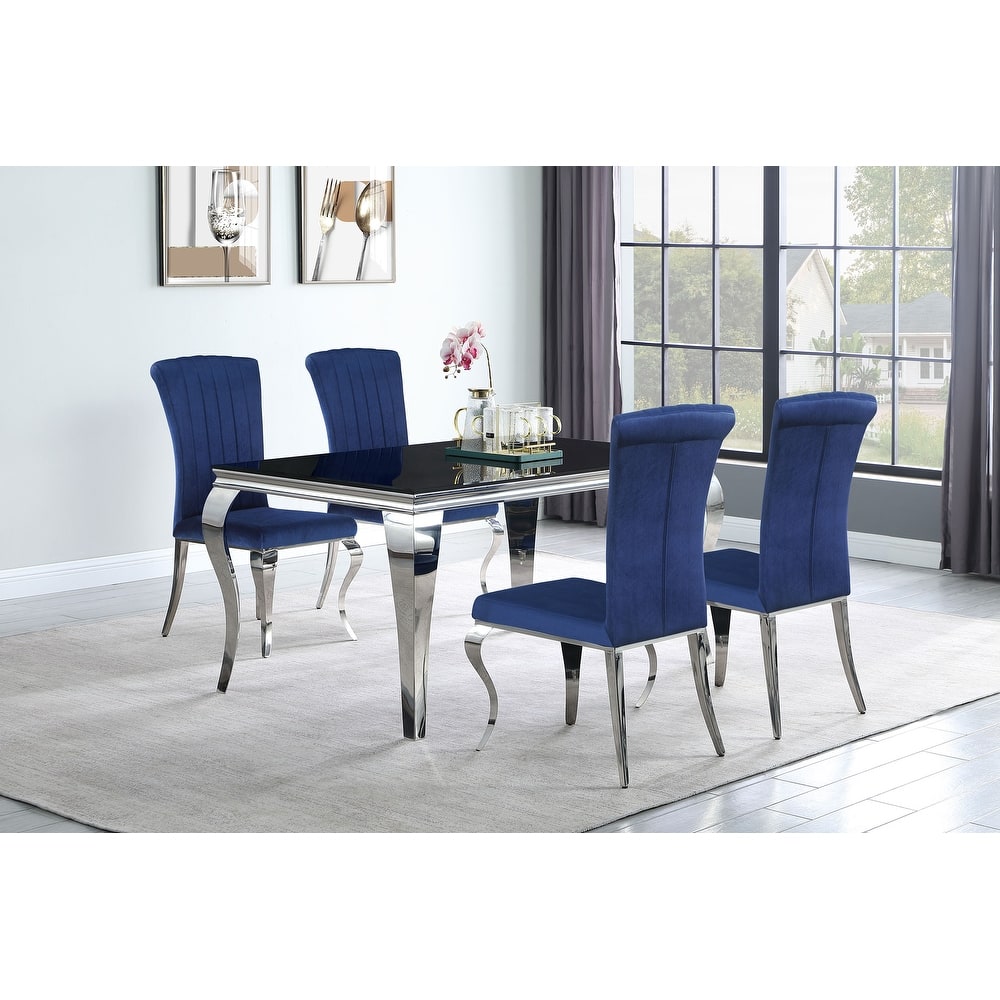 Carone Contemporary 5-Piece Rectangular Dining Set