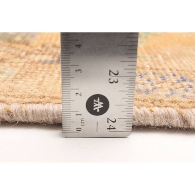 ECARPETGALLERY Hand-knotted Antalya Vintage Beige Wool Rug - 3'1 x 4'9