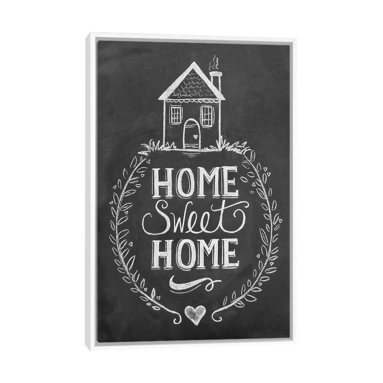iCanvas Home Sweet Home by Lily & Val Framed - Bed Bath & Beyond -  37117826