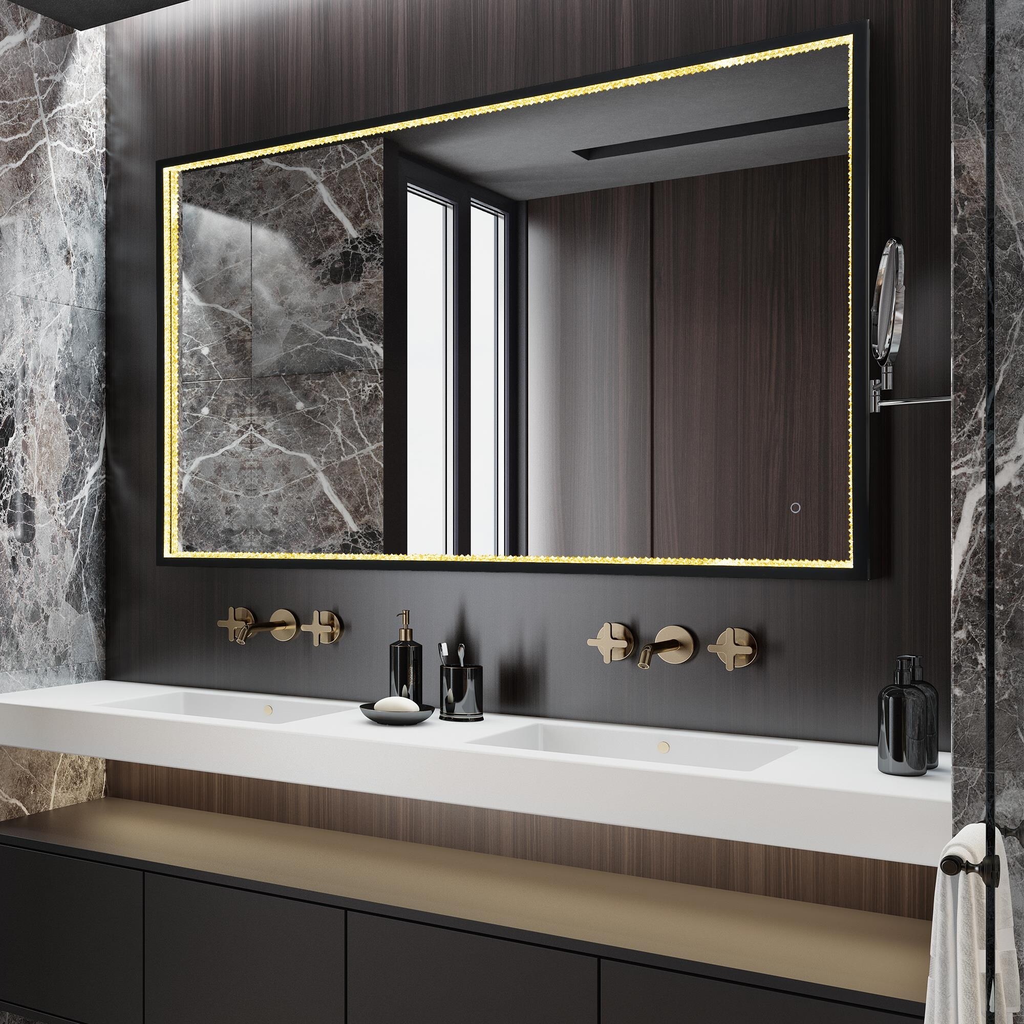 Luxury vanity store mirror