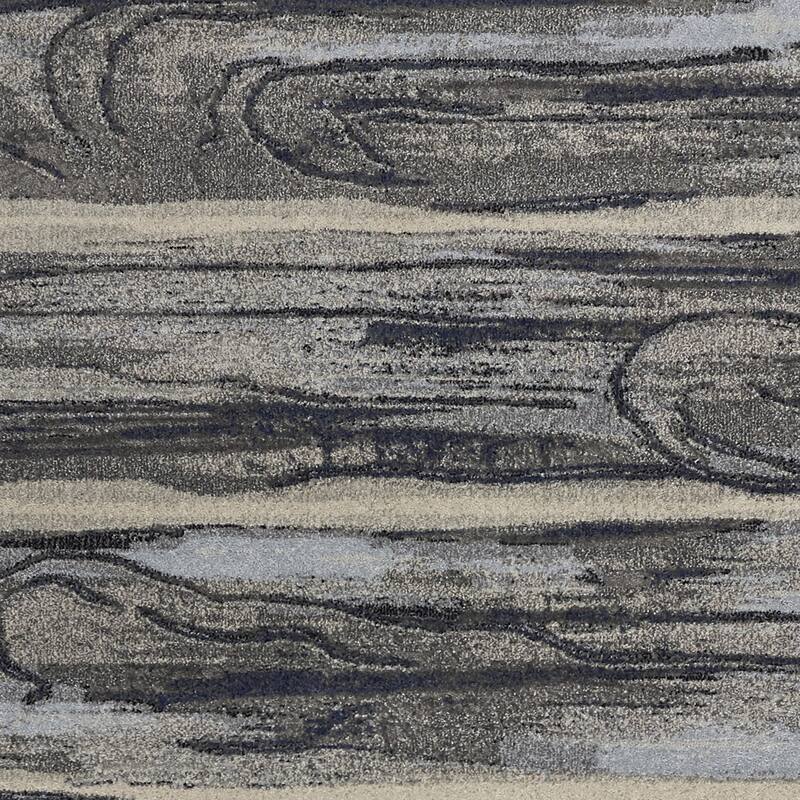 Domani Dreams Abstract Striped Modern Rug