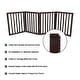 preview thumbnail 12 of 11, 4-Panel Modern Indoor Foldable Dog Gate - 73x24-Inch MDF Freestanding Pet Fence