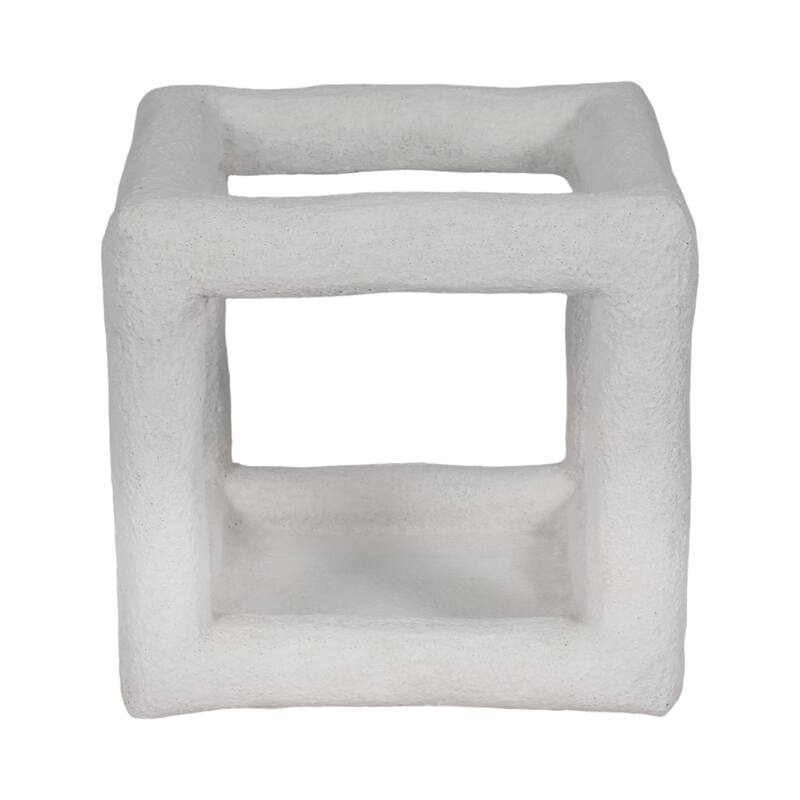Sagebrook Home Textured Open Square Decorative Object