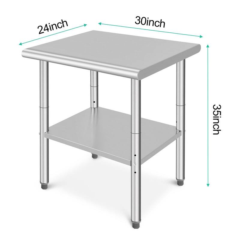 Stainless Steel Table 30x24x35 in