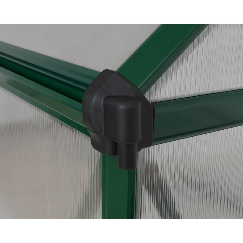 Mythos 6 ft. Green/Multiwall DIY Greenhouse Kit
