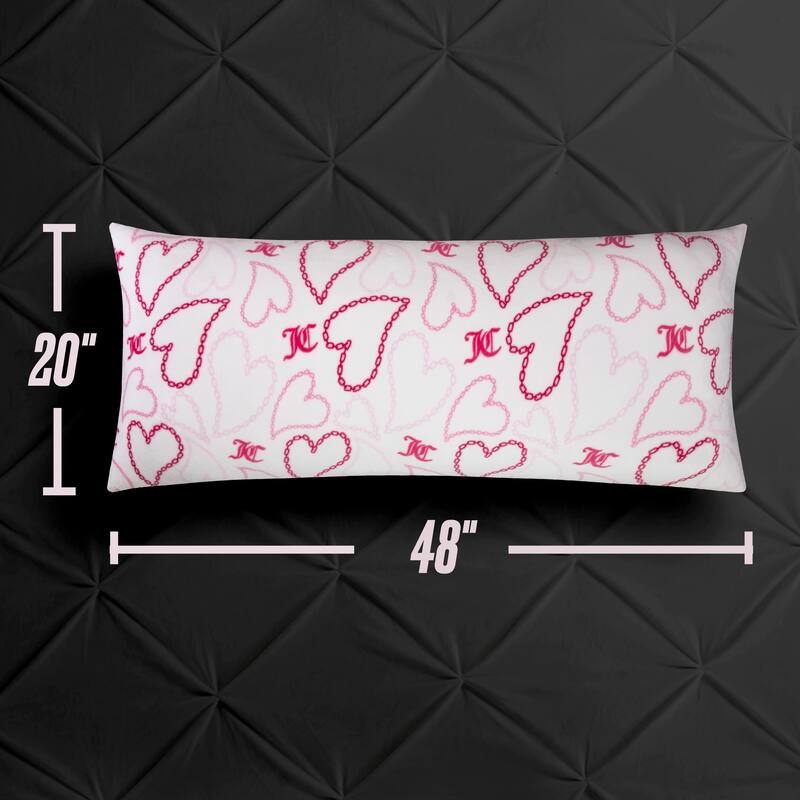 Juicy Couture 20" x 48" Plush Body Pillows