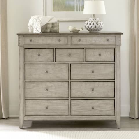 Ivy Hollow Weathered Linen Dusty Taupe 11 Drawer Chesser