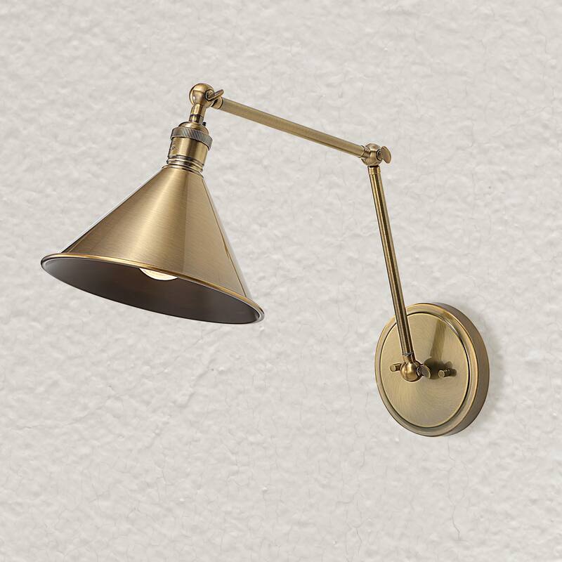 Uttermost Exeter 1 Light Adjustable Sconce - 28"H x 8"W x 25"D