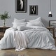 preview thumbnail 11 of 12, Swift Home Premium Cotton Prewashed Chambray Duvet Cover Set Bed Linen - Comforter/Duvet Insert Not Included