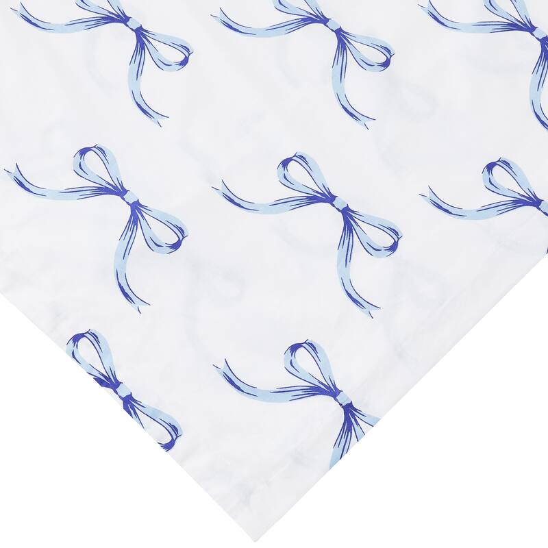 Gentle Ribbons Cotton Duvet Set Blue