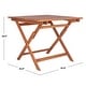preview thumbnail 14 of 12, SAFAVIEH Outdoor Living Kresler Folding Table - 35"W x 35"D x 30"H