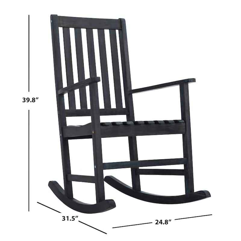 SAFAVIEH Outdoor Sandorne Rocking Chair - 25W x 40D x 32H