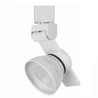 12W Integrated LED Metal Track Fixture with Mesh Head, White