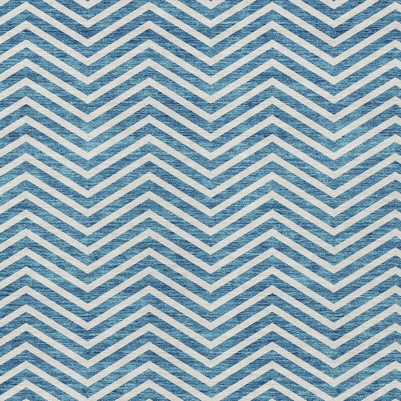 HomeRoots Chevron Transitional Rectangle Outdoor Rug