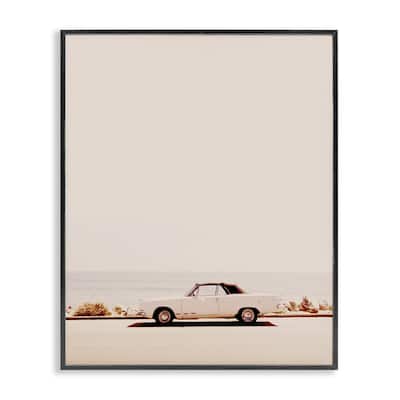 Stupell California Dreaming Antique Car Framed Giclee Art Design By Gemma Bardot