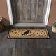 preview thumbnail 1 of 3, Raven Stars Coir Rug Rect 17x48 Natural Tan