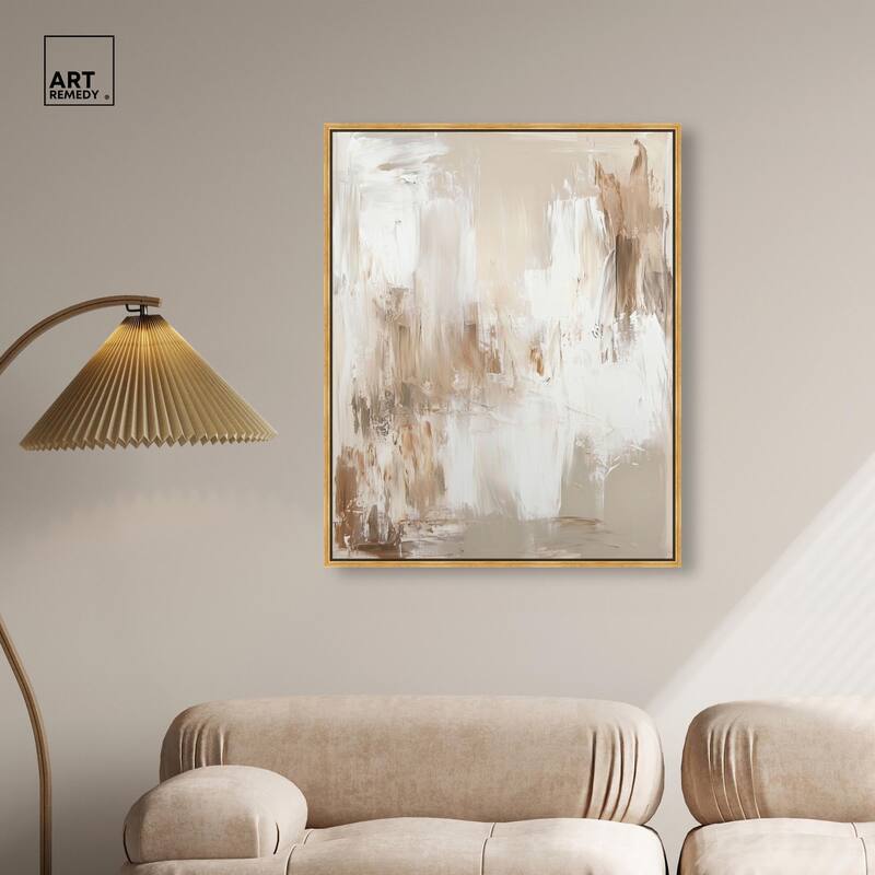 Latte Layers I Canvas by Art Remedy