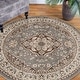 preview thumbnail 83 of 119, Miranda Haus Traditional Oriental Floral Medallion Indoor Area Rug